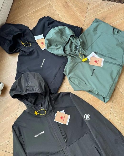 F0316106轻量单层弹力外套男女同款软壳连帽夹克 商品图2