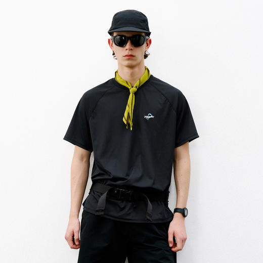 714street冰感凉皮防晒运动短袖 2026夏季潮牌宽松圆领情侣T恤男 商品图2