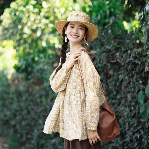 绽放/LSX019朵舟笠*天然纯羊皮百搭棕咖单肩包挺阔通勤百搭包包 商品图2