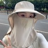 【脸劲一体防晒帽❗出行不怕晒】女全方位透气遮阳帽遮脸面罩太阳帽户外夏季女款帽子。rh 商品缩略图2