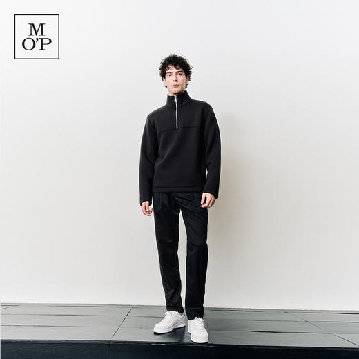 [托尼克罗斯同款]Marc O'Polo25春秋季新款简约立领卫衣男套头衫 商品图4