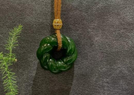 【御珠宫坊】碧玉莫比乌斯环吊坠 商品图1