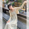 西遇花边拼接连衣裙套装女2026年春季新款碎花吊带裙配百搭开衫SS060219/SS060220 商品缩略图1