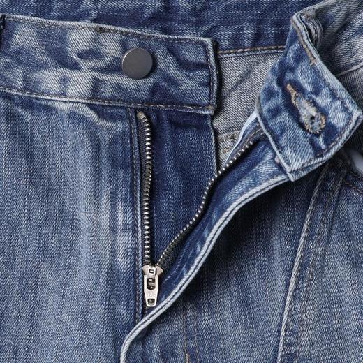 SDSA男装2026新款高贵轻奢时尚百搭磨白阔腿牛仔裤百搭时尚裤子 商品图1