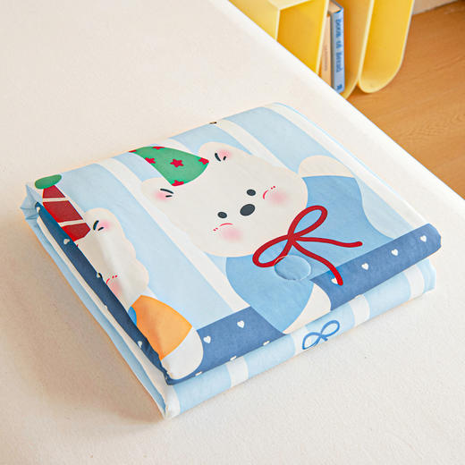 小象咘叮 A类凉感幼儿园夏凉被两件套-萌趣系列 7色可选 宝宝午睡薄被子儿童空调被夏被 商品图12