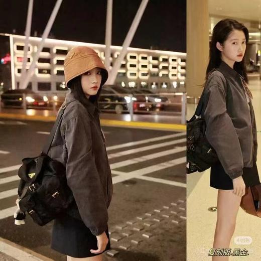 F031625春季新款尼龙大容量轻度防水超耐磨舒适时髦双肩包 商品图13