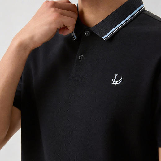 【DG】大依优型大码男装夏季翻领POLO衫短袖商务休闲透气T恤300斤上衣 商品图2