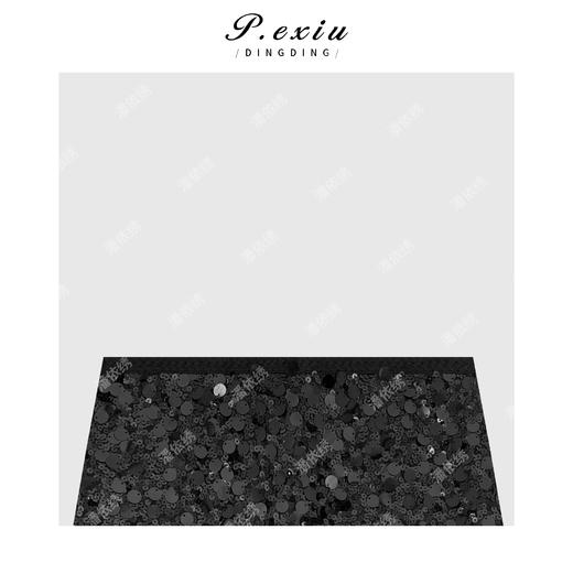 03-3潘依绣丁丁宠粉法式重工亮片高级感气质半身裙Q5219 商品图2