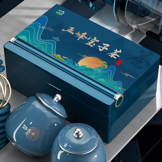 【2026新茶上市】五峰宝子茶礼盒五峰绿茶明前贡芽150g*2罐 商品图1