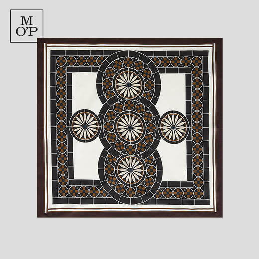 Marc O'Polo/MOP夏季新款流行高级桑蚕丝印花方形丝巾丝绸礼物 商品图1