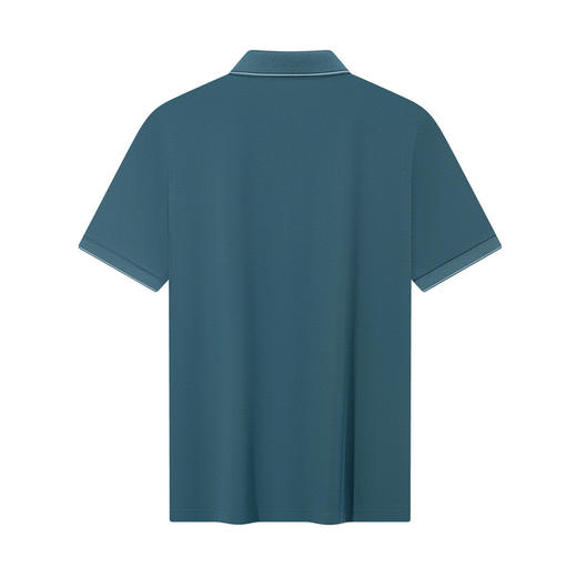 【凉感/不变形领】柒牌短袖POLO男装2026夏季新款翻领休闲上衣 130T71110 商品图1