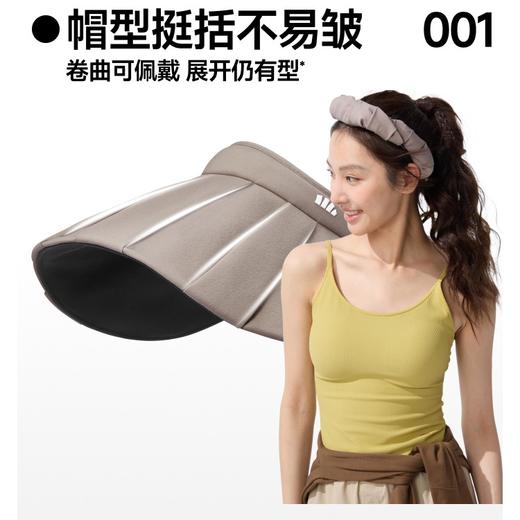 限量秒杀！【蕉下贝壳防晒帽】25SS-蕉下女士百褶贝壳黑胶防晒帽BM561     0320 商品图3