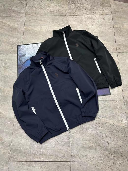 F031693新品男士老钱风立领刺绣休闲夹克外套 商品图1