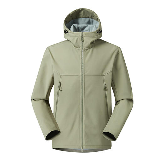 雪梵莱【男女款山系软壳防风衣】 防油防污，耐磨，防水， 日常 露营 登山旅游 统统能穿 微绒可跨度三个季节#LYZ 商品图2