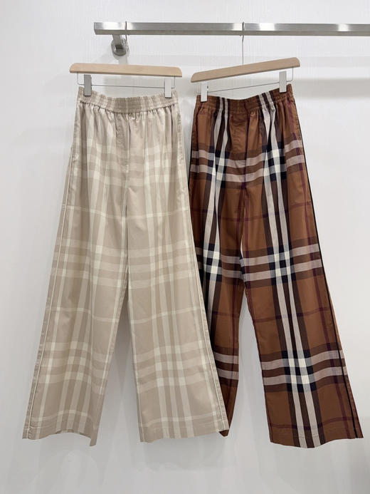 316-10 大格子女士长裤 商品图8