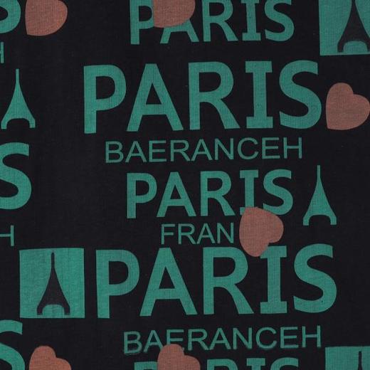 26T147SDSA男装2026新款高贵轻奢美式撞色满印字母印花圆领短袖T恤百搭 商品图2