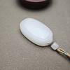 新疆和田玉且末料羊脂玉饱满平安牌 312-4 商品缩略图3