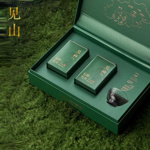 见山【石青绿.2听毛尖+玻璃杯】30元1套.整箱16套 商品图3