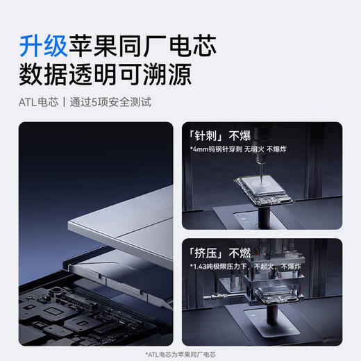 【新国标新品】Anker安克 7.5W无线磁吸快充 10000mAh 移动电源 可上飞机 A110Z 商品图3