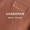 绽放/LSX019朵舟笠*天然纯羊皮百搭棕咖单肩包挺阔通勤百搭包包 商品缩略图3