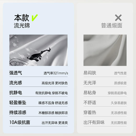 【新品上新】有棵树10A抗菌冰丝流光锦凉感钉珠男士家居服套装-P1192 商品图2