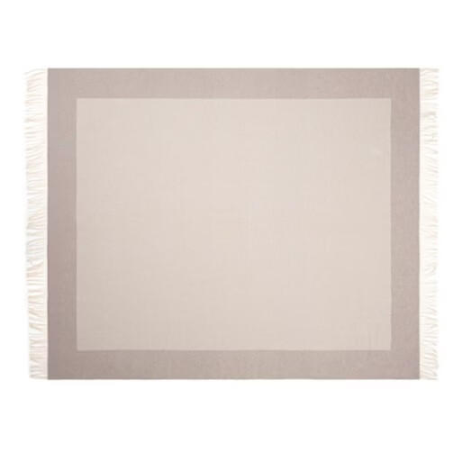 罗莱悦礼-罗莱 粹·经典羊毛羊绒盖毯（灰） 商品图1