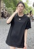 普拉达 三角标logo短袖T恤 黑色 男女同款（DY） 商品缩略图0