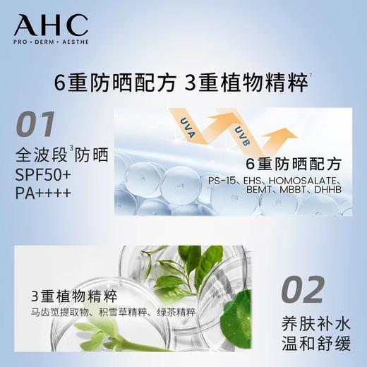 【新款】韩国AHC爱和纯 小蓝瓶纯净温和防晒霜 50ml 商品图1