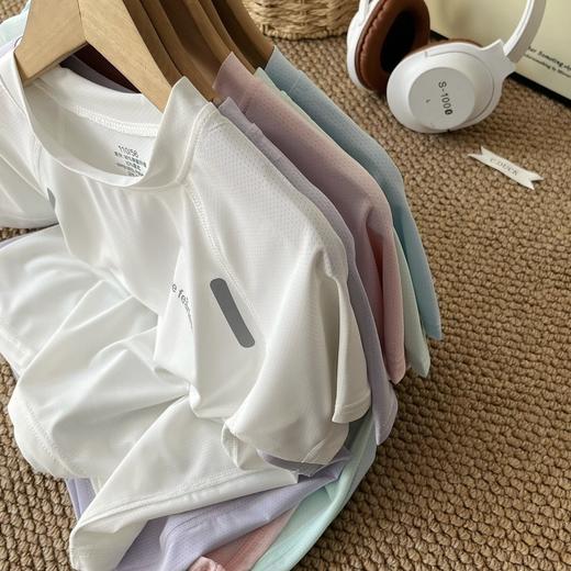 【超值两件装】可优鼠儿童五色速干反光条短袖 透气舒适亲肤 男女童同款 休闲百搭不挑人 110-170 商品图11