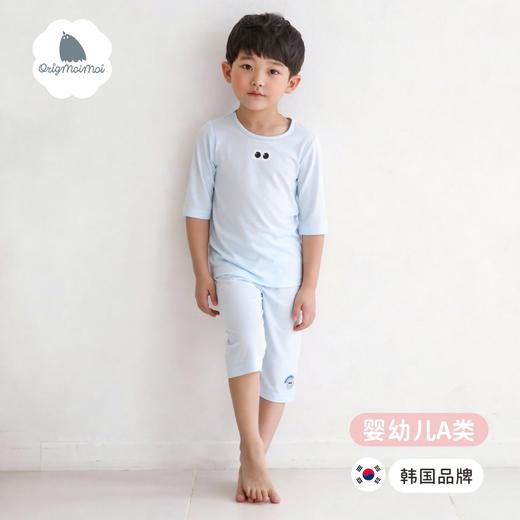 【丝麻棉 七分套】韩国moimoi春夏家居服套装 商品图2