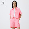 Marc O'Polo/MOP夏季新款好看短款时尚高级感亚麻上衣女短袖衬 商品缩略图0
