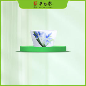 吴裕泰瓷质优雅兰花品杯