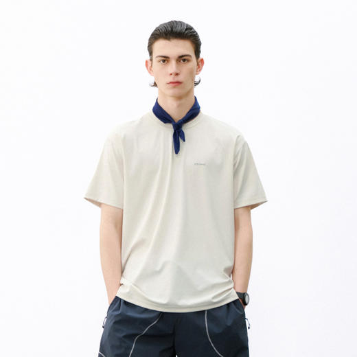 714street防晒冰感凉皮运动短袖2026夏季潮牌夜光印花弹力T恤男款 商品图1