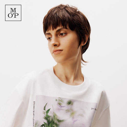 Marc O'Polo/MOP【商场同款】夏季新款艺术家联名短袖T恤男女同款 商品图1
