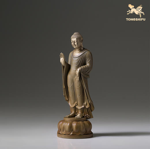 铜师傅 陕西历史博物馆系列《北周佛造像铜摆件》青铜摆件 商品图3