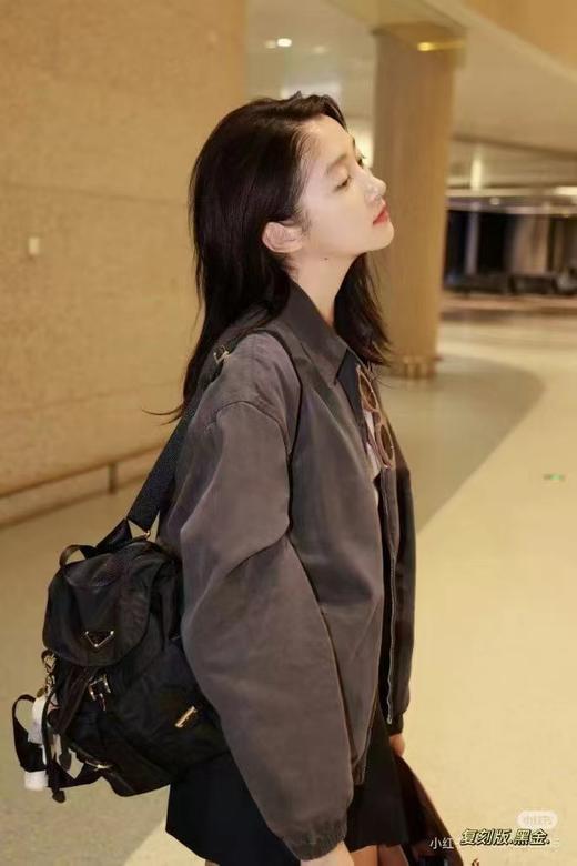 F031625春季新款尼龙大容量轻度防水超耐磨舒适时髦双肩包 商品图10