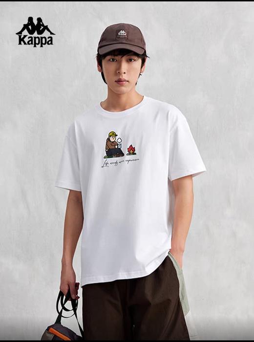 MJ/Kappa卡帕背靠背2026新款短袖男夏季纯棉圆领t恤休闲半袖运动上衣 商品图2