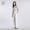 Marc O'Polo/MOP夏季新款好看植物印花亚麻打褶无袖背心女士上衣 商品缩略图1