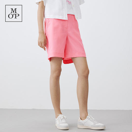 Marc O'Polo/MOP夏季新款好看时尚高级感亚麻五分裤女士休闲短裤 商品图2