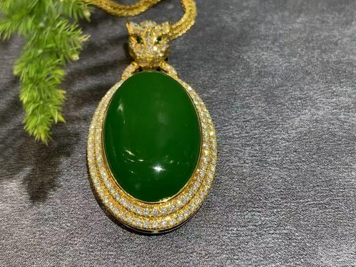 【御珠宫坊·传藏系列】金镶碧玉吊坠 商品图1