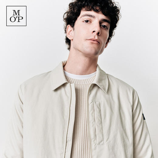 Marc O'Polo/MOP25春秋季新款纯色简约轻薄保暖衬衫领棉服男夹克 商品图4