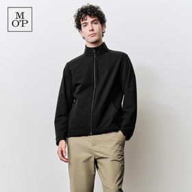 Marc O'Polo/MOP25春秋季新款简约舒适弹性立领抓绒外套男士夹克