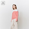 Marc O'Polo/MOP25春秋季新款宽松时尚纯棉条纹圆领长袖T恤女上衣 商品缩略图2
