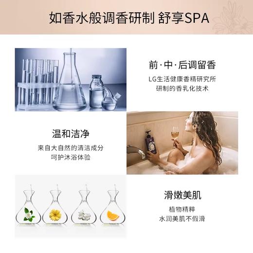 【积分兑换】ONTHEBODY/安宝笛韩国进口LG旗下品牌安宝笛香水/香氛沐浴露500ml*2 商品图3