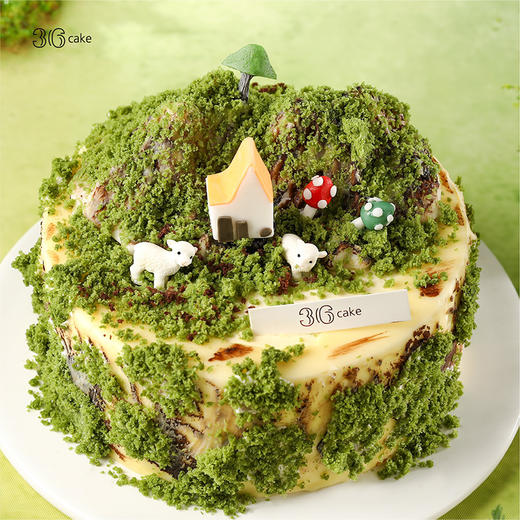 白羊座 ∙ 见春山 ∙ 佛手柑芒芒牛乳慕斯，可选6英寸  | 36 CAKE 商品图3