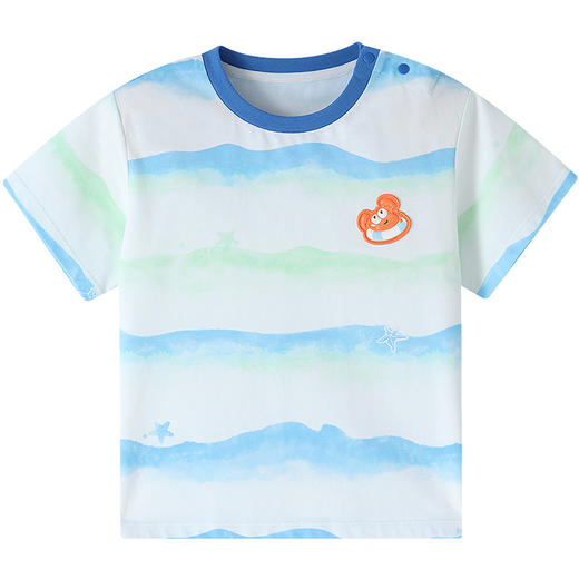 【实体店同款】男童圆领短袖针织衫夏季新款安奈儿童装XB621156 商品图5