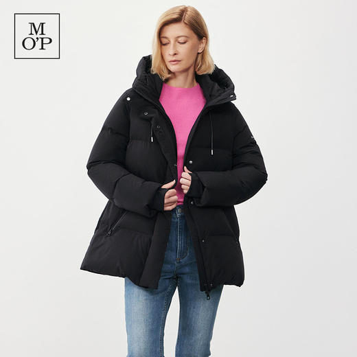 【蒋梦婕同款】Marc O'Polo/MOP冬新款时尚连帽长款羽绒服外套女 商品图0