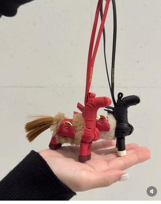 song家纯原马年手工编织小马包包挂件配饰 商品图3