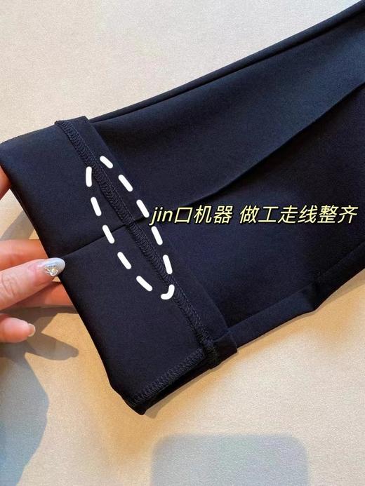 F031691大长腿高腰鱼尾小黑裤微喇裤直筒裤女春夏新款 商品图5