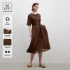 Marc O'Polo/MOP夏季新款好看圆领半袖复古长裙天丝系腰带连衣裙 商品缩略图0